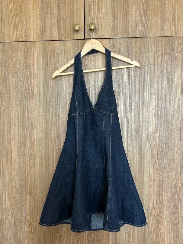 Джинсовое платье zara