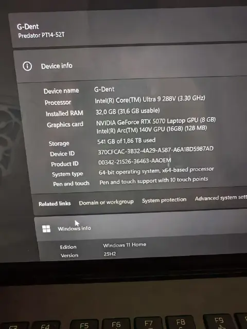 Acer Triton 14 AI — Тбилиси — 6 999 ₾