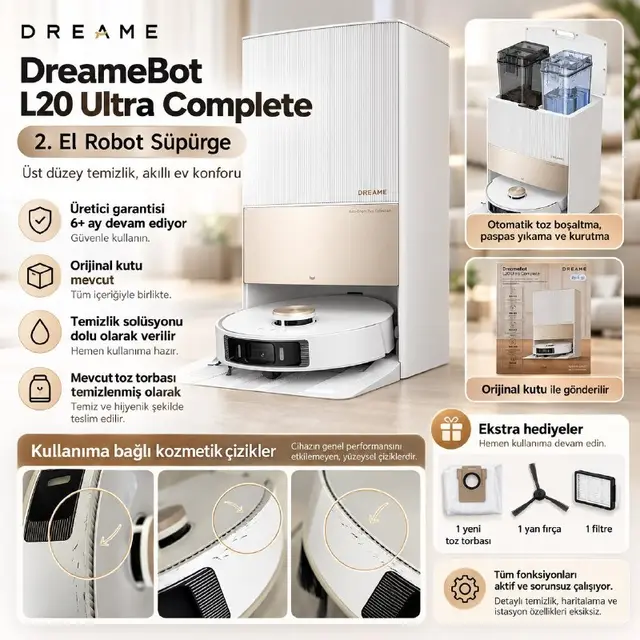 DreameBot L20 Ultra Complete — Antalya