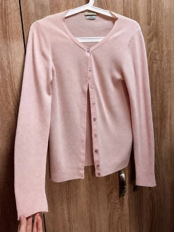 Розовый кардиган Benetton