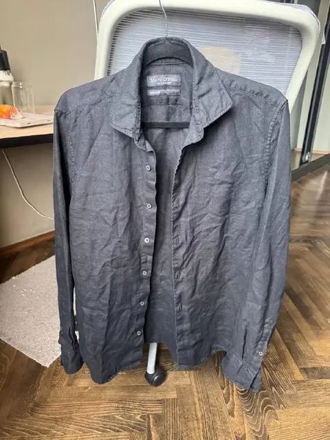 Черная льняная рубашка Marc O’Polo — Тбилиси — 130 ₾