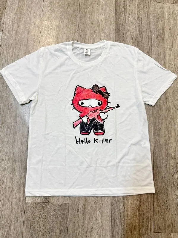 Футболка HelloKitty Y2K