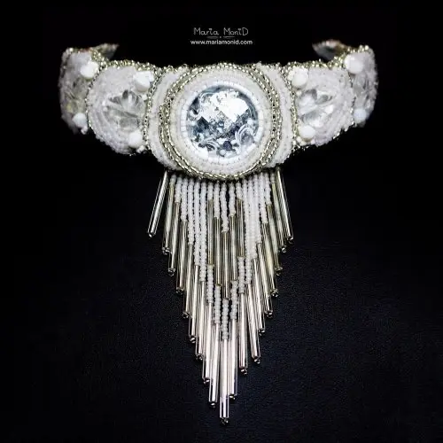 Колье «Белые Листья» — Батуми — 250 ₾