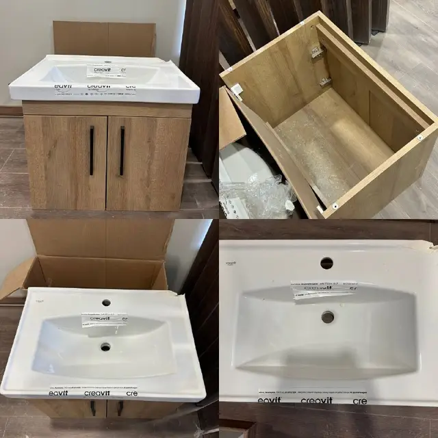 Шкаф для ванной и раковина Creavit — Батуми — 290 ₾
