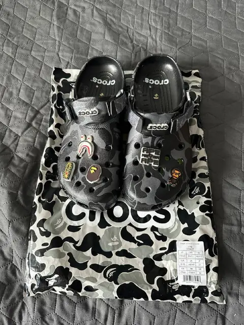 Crocs x BAPE черные — Минск — 50 Br