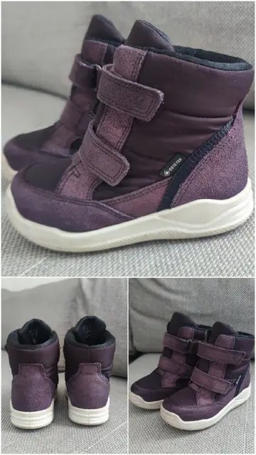 Детские зимние замшевые сапоги Ecco — Батуми — 70 ₾