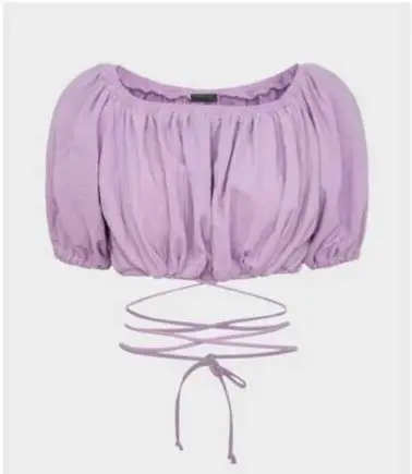 Топ укороченный лилового оттенка — Tbilisi — 30 ₾