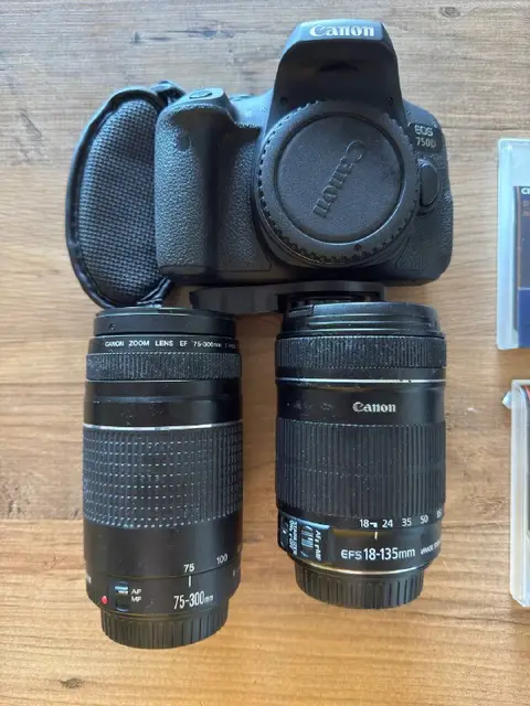 Canon EOS 750D + комплект — Батуми — 1 200 ₾