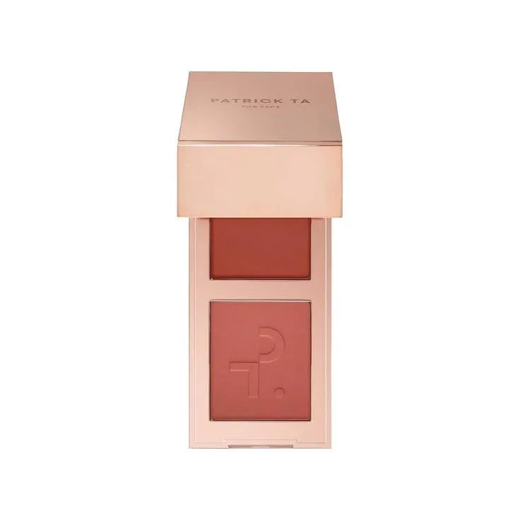 Patrick Ta MINI MAJOR HEADLINES DOUBLE-TAKE Creme & Powder Blush Duo