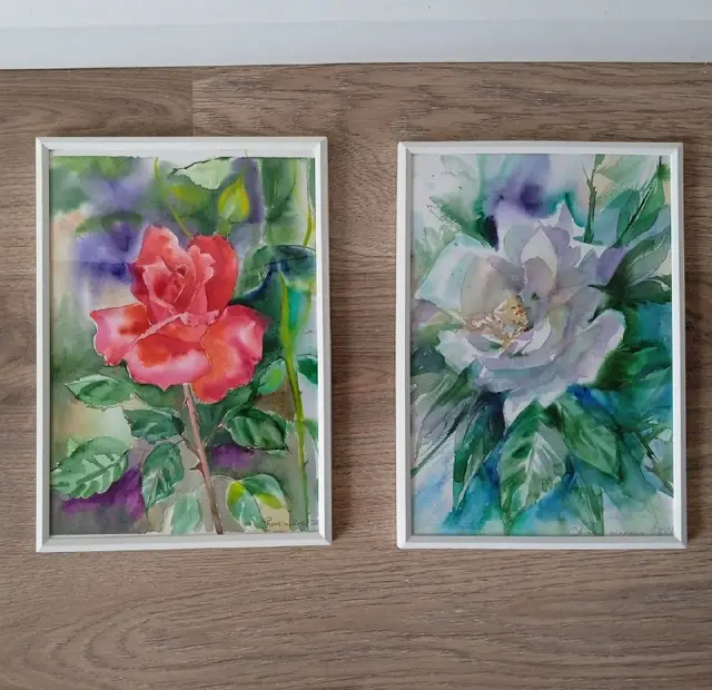 Акварели в рамках 20×30 — Antalya — 600 ₺