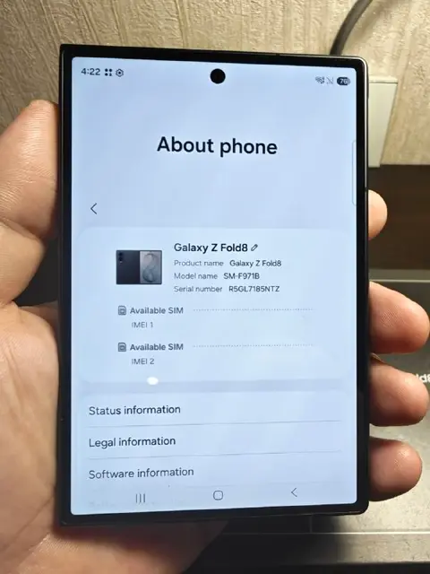 Samsung Galaxy Fold8 256Gb — Tbilisi — 3,900 ₾
