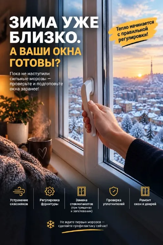 Замена стеклопакета