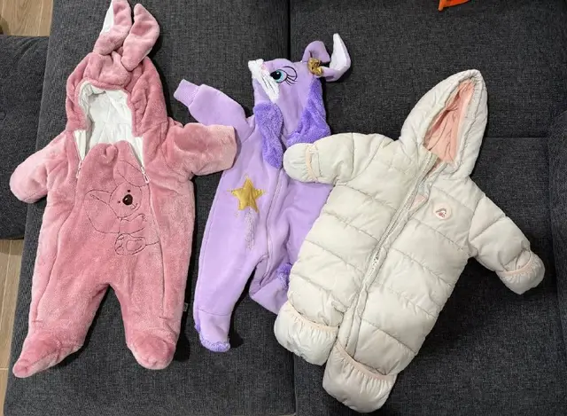 3 детских комбеза с ножками 62 размера — Батуми — 50 ₾