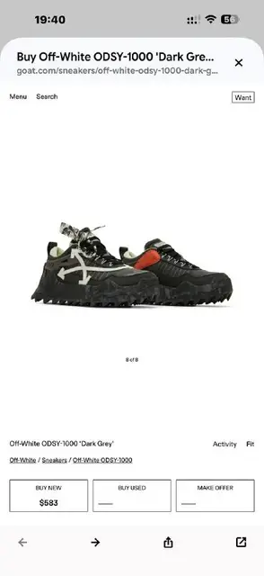 Off-White Odsy-1000 — Батуми — 500 ₾