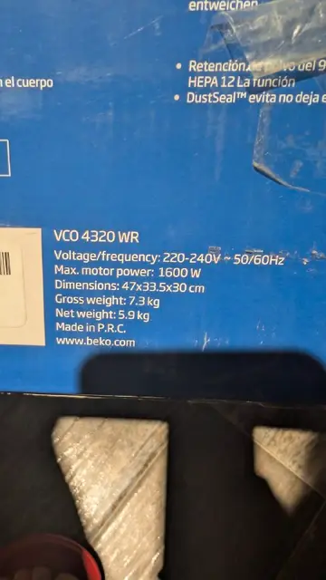 Пылесос BEKO VCO 4320 WR — Батуми — 90 ₾