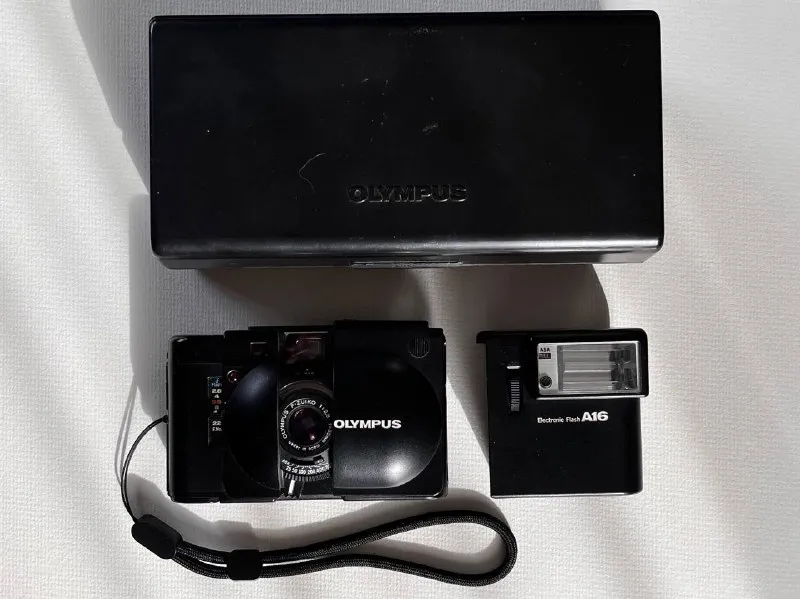 Olympus XA + A16 Flash