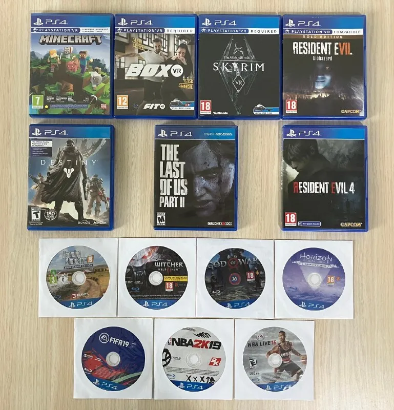 Диски Sony Playstation 4 (PS4)