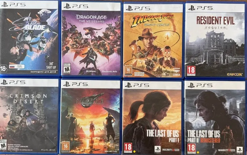 Игры на дисках для PlayStation 5