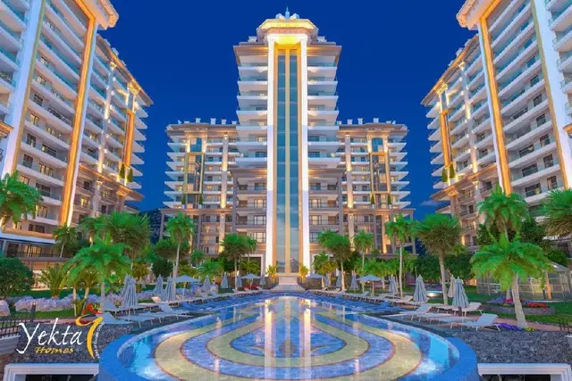 Дуплекс 2+1 с мебелью и техникой — Antalya — 1,800 €