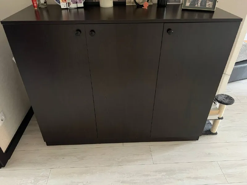 Комод из ЛДСП темный