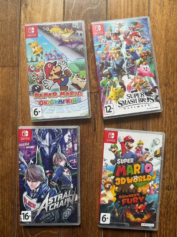 Картриджи на Nintendo Switch