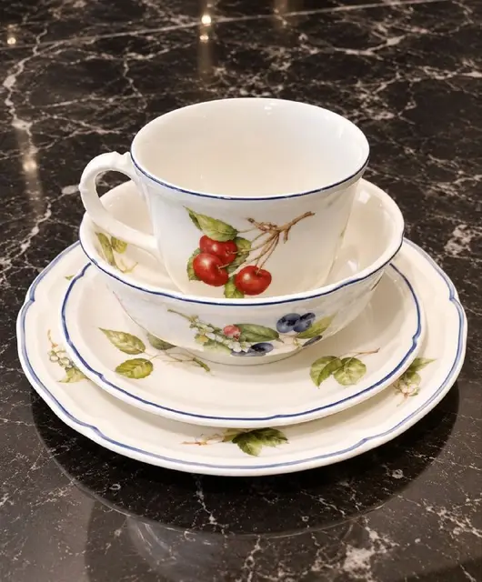 Чашка, пиала и тарелка Villeroy & Boch French Garden — Antalya — 3,200 ₺
