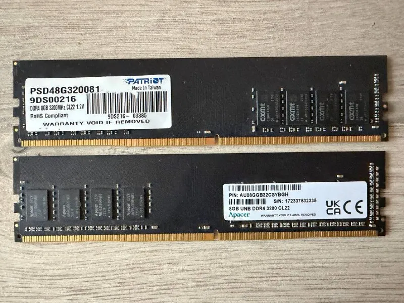 Оперативная память DDR4 16ГБ