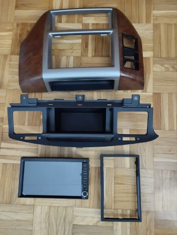 Android магнитола + оригинальная рамка Nissan Patrol Y62