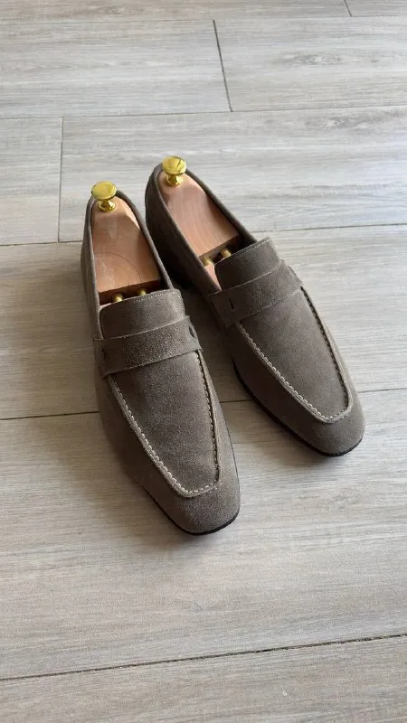 Мужские туфли лоферы Santoni
