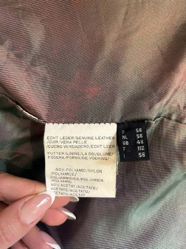 Жилет кожаный мужской