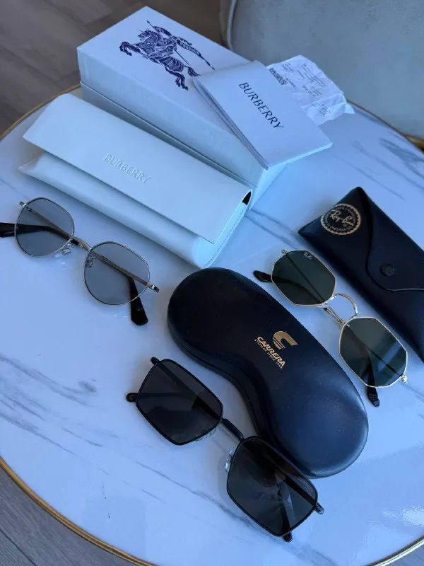 Ray-Ban, CARRERA, BURBERRY очки
