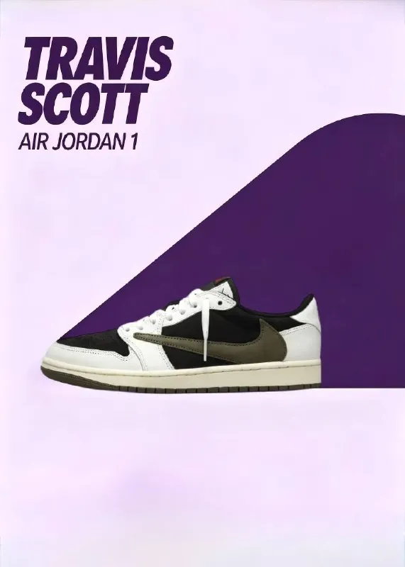 TRAVIS SCOTT x AIR JORDAN 1 LOW «OLIVE»