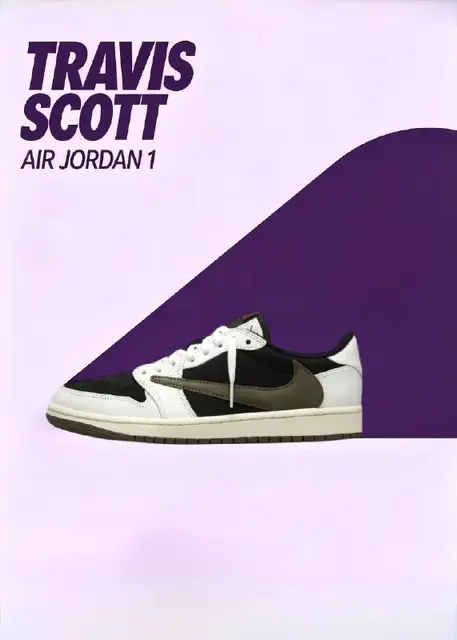 TRAVIS SCOTT x AIR JORDAN 1 LOW «OLIVE» — Tbilisi — 40 €