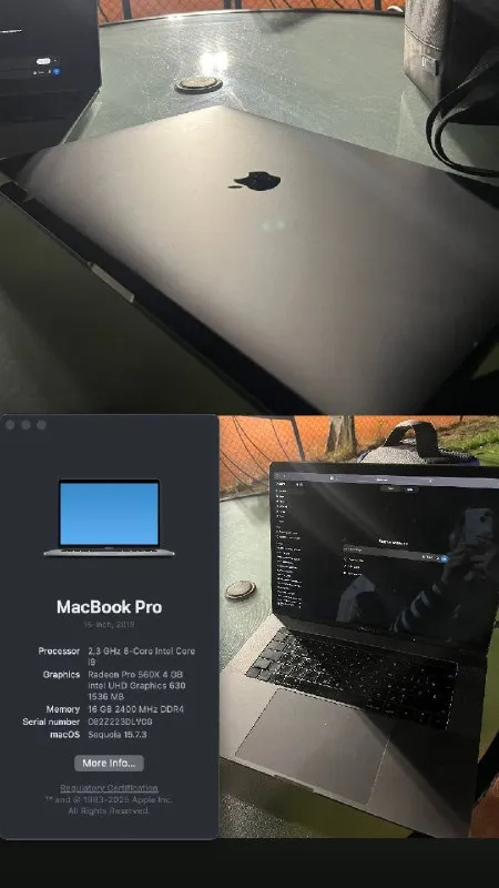 Macbook pro 2019 года