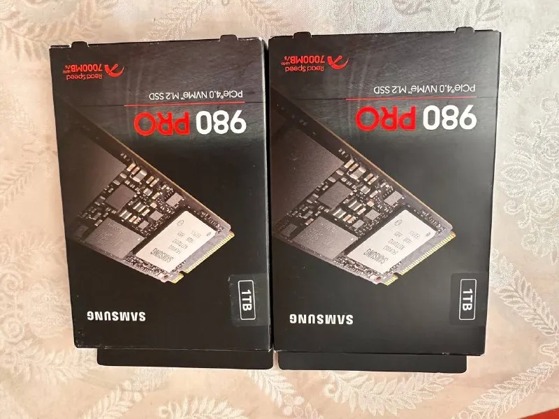 SSD Samsung 980 PRO 1TB + Оперативная память Crucial 8GB DDR4-3200