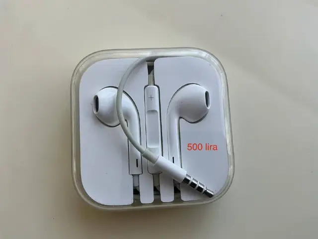 Apple Наушники проводные с микрофоном, 3.5 мм, белый — Анталия — 500 ₺