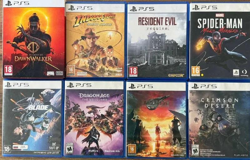 Игры на дисках для PlayStation 5