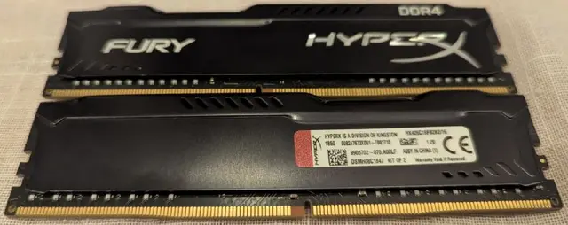 Kingston HyperX Fury 16GB (2×8GB) DDR4-2666 CL16, XMP — Тбилиси — 170 ₾