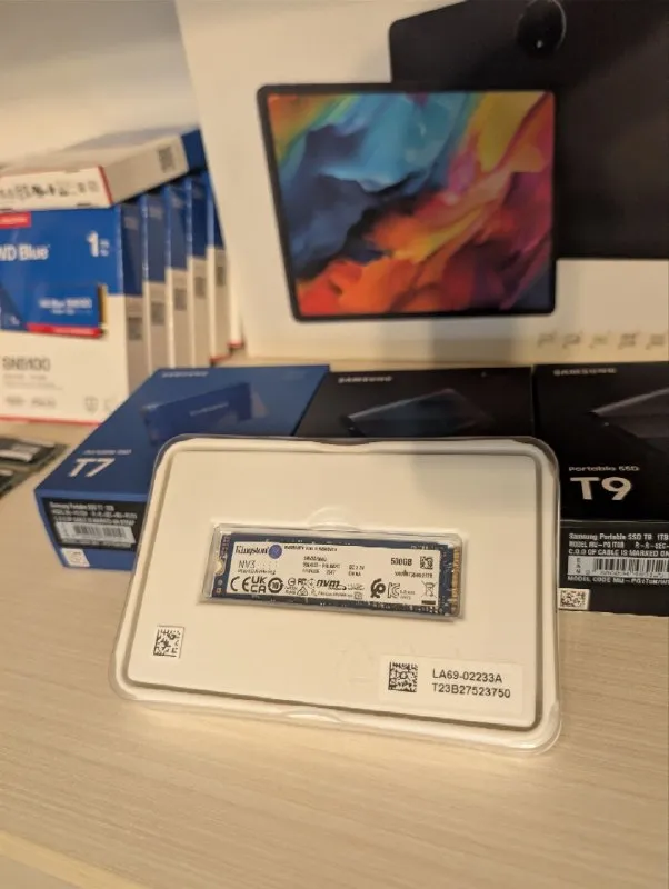 Kingston NV3 500GB SSD M.2 PCIe 4.0 NVMe
