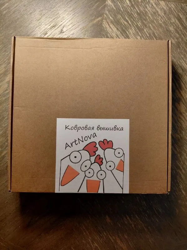Ковровая вышивка ArtNova Три Курицы
