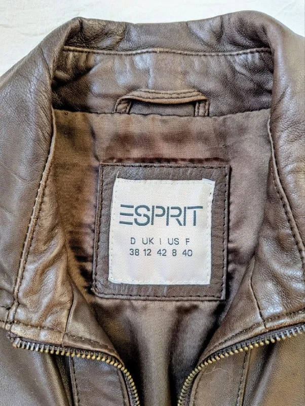 Кожаная куртка Esprit