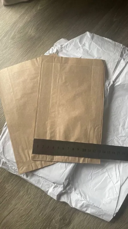 Пакеты тонкие из крафта 21 см *13 см