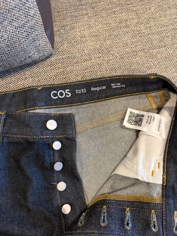 Джинсы COS темно-синие