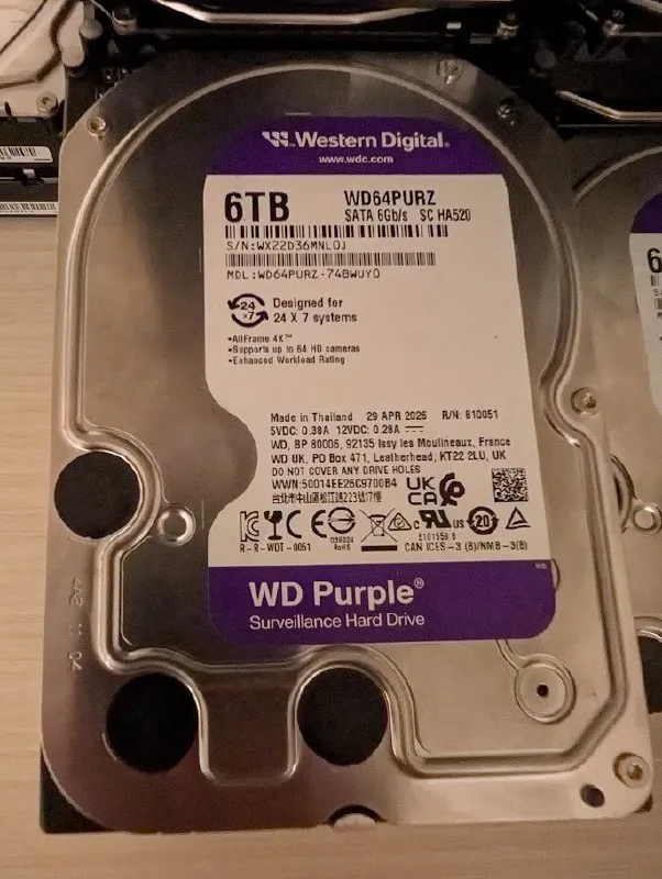 Жесткие диски на 6TB и 8TB