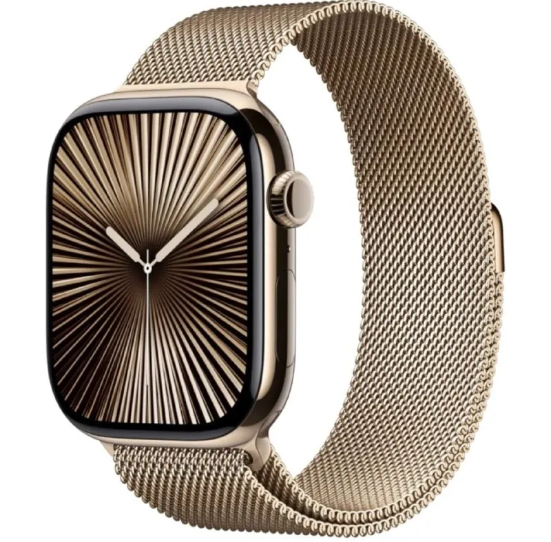 Смарт-часы Apple Watch Series 10 Titanium S/M 46 мм золотистый
