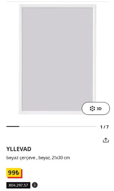 Рамки IKEA 20×30 — Анталия — 500 ₺