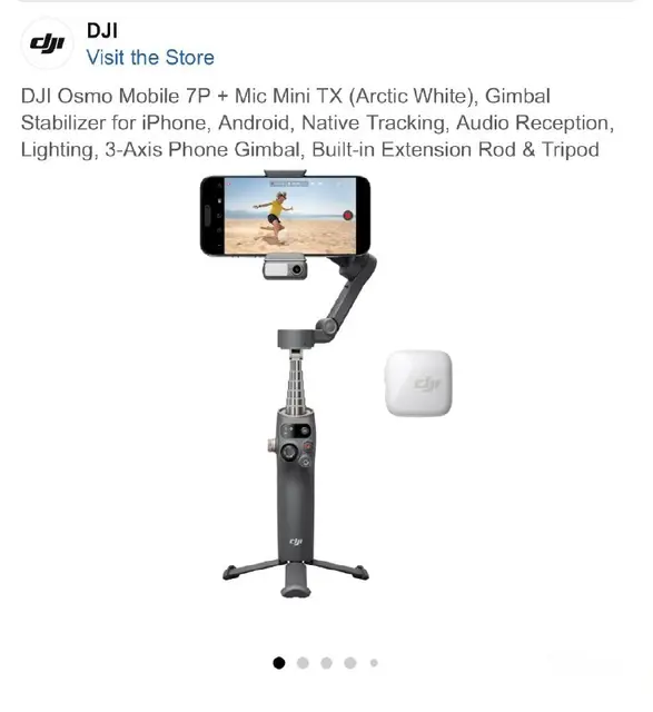 DJI Osmo Mobile 7P с DJI Mic Mini TX — Тбилиси — 520 ₾