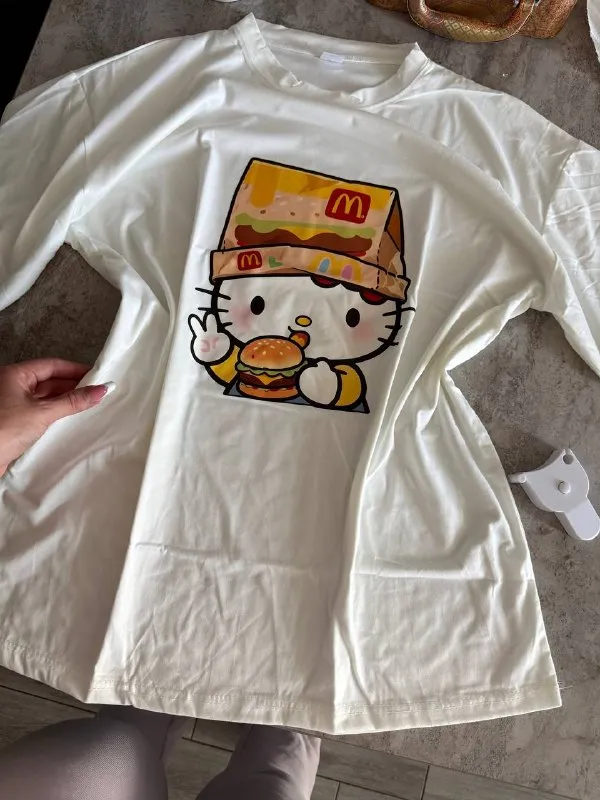 Футболка белая с принтом Hello Kitty из McDonald’s