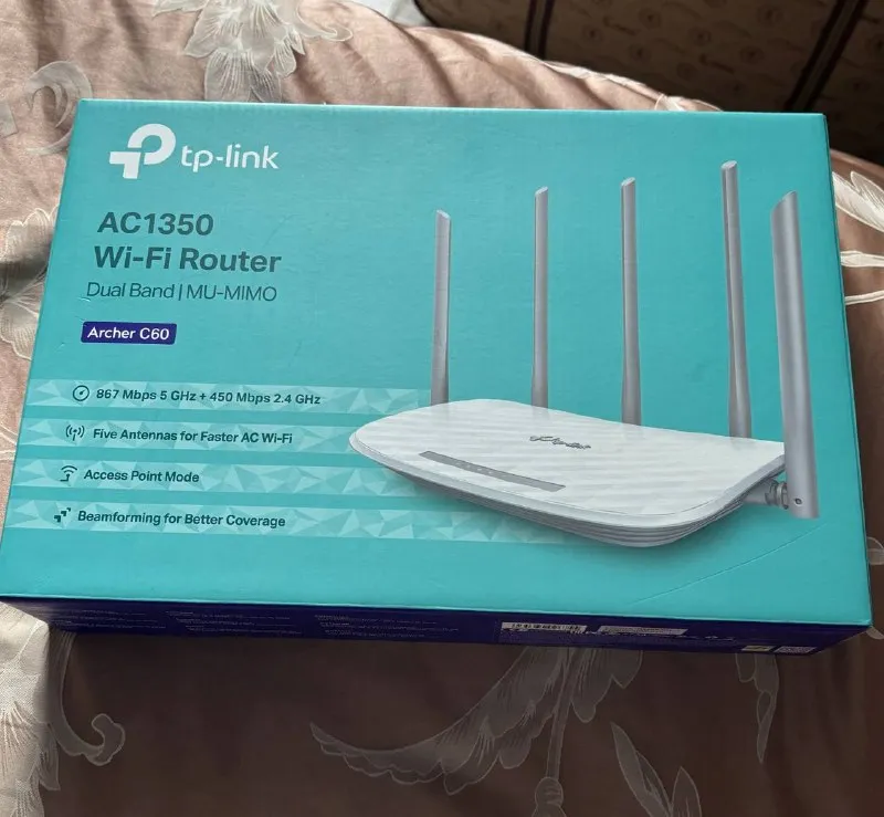 Роутер wi-fi tp-link ac1350 c60