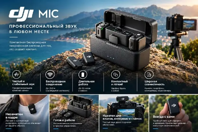 DJI Mic — беспроводная система — Батуми — 550 ₾